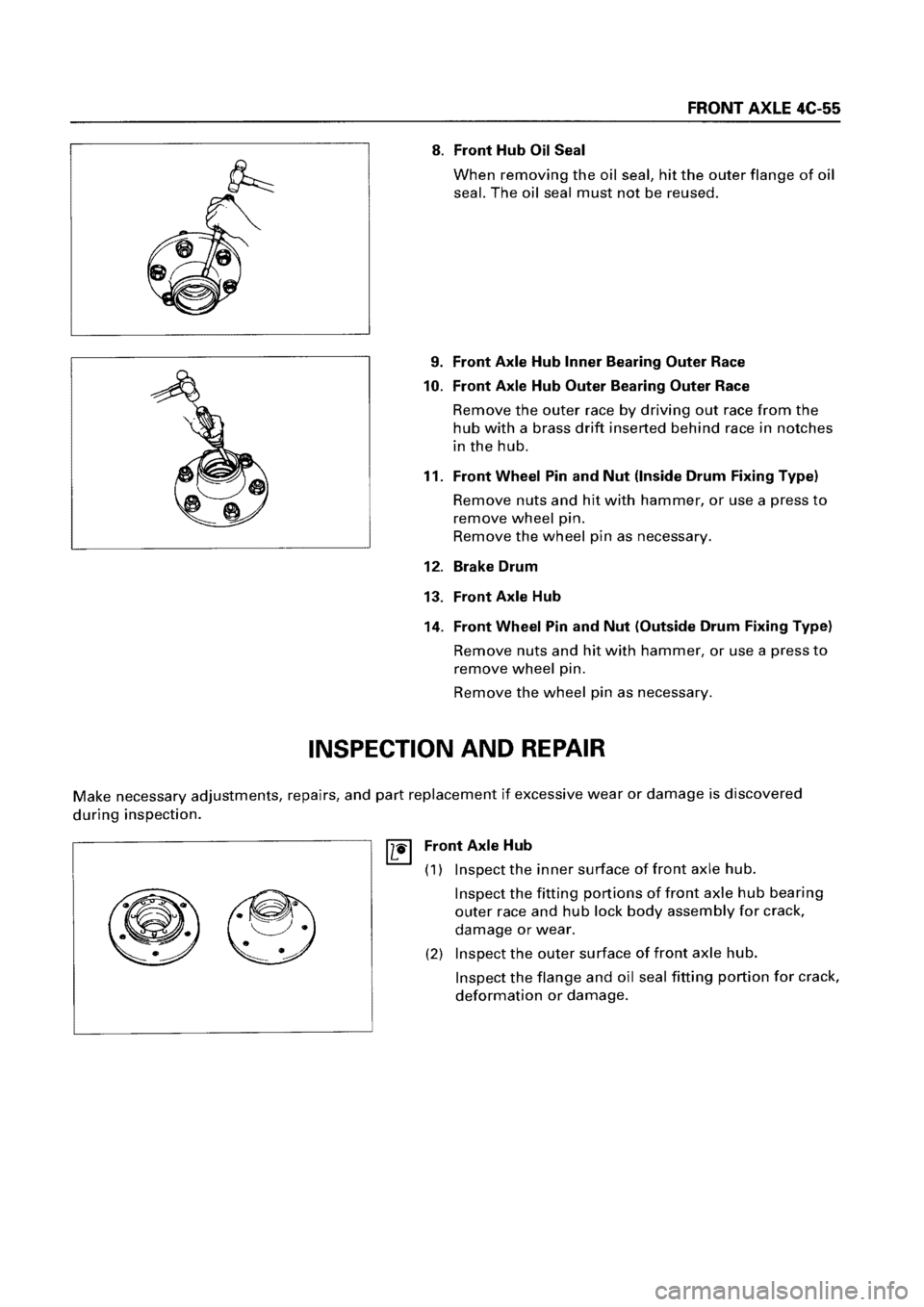 ISUZU ELF 1999  Workshop Manual 