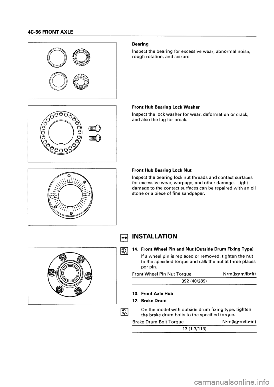 ISUZU ELF 1999  Workshop Manual 