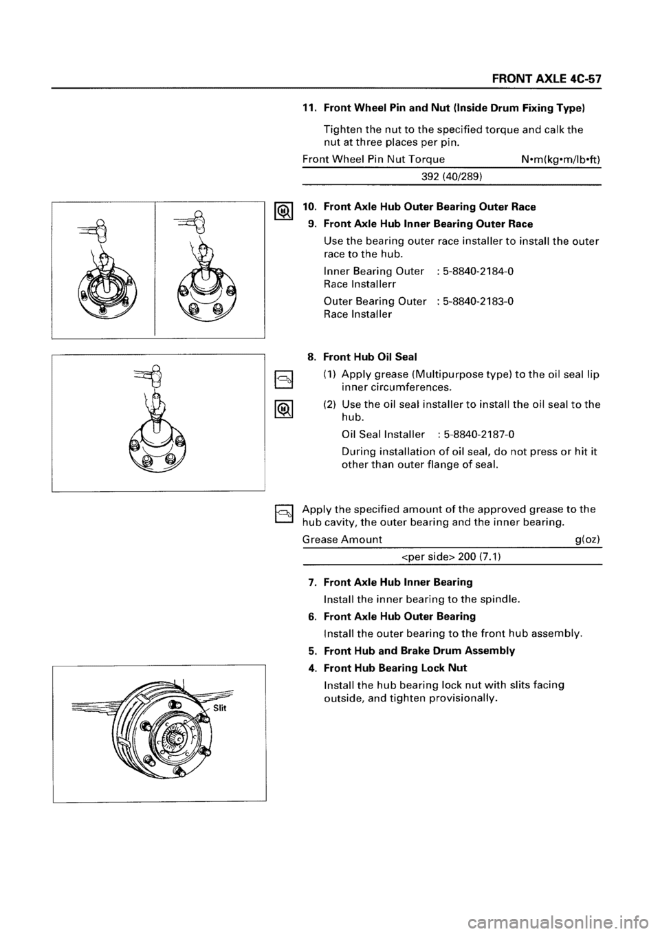 ISUZU ELF 1999  Workshop Manual 