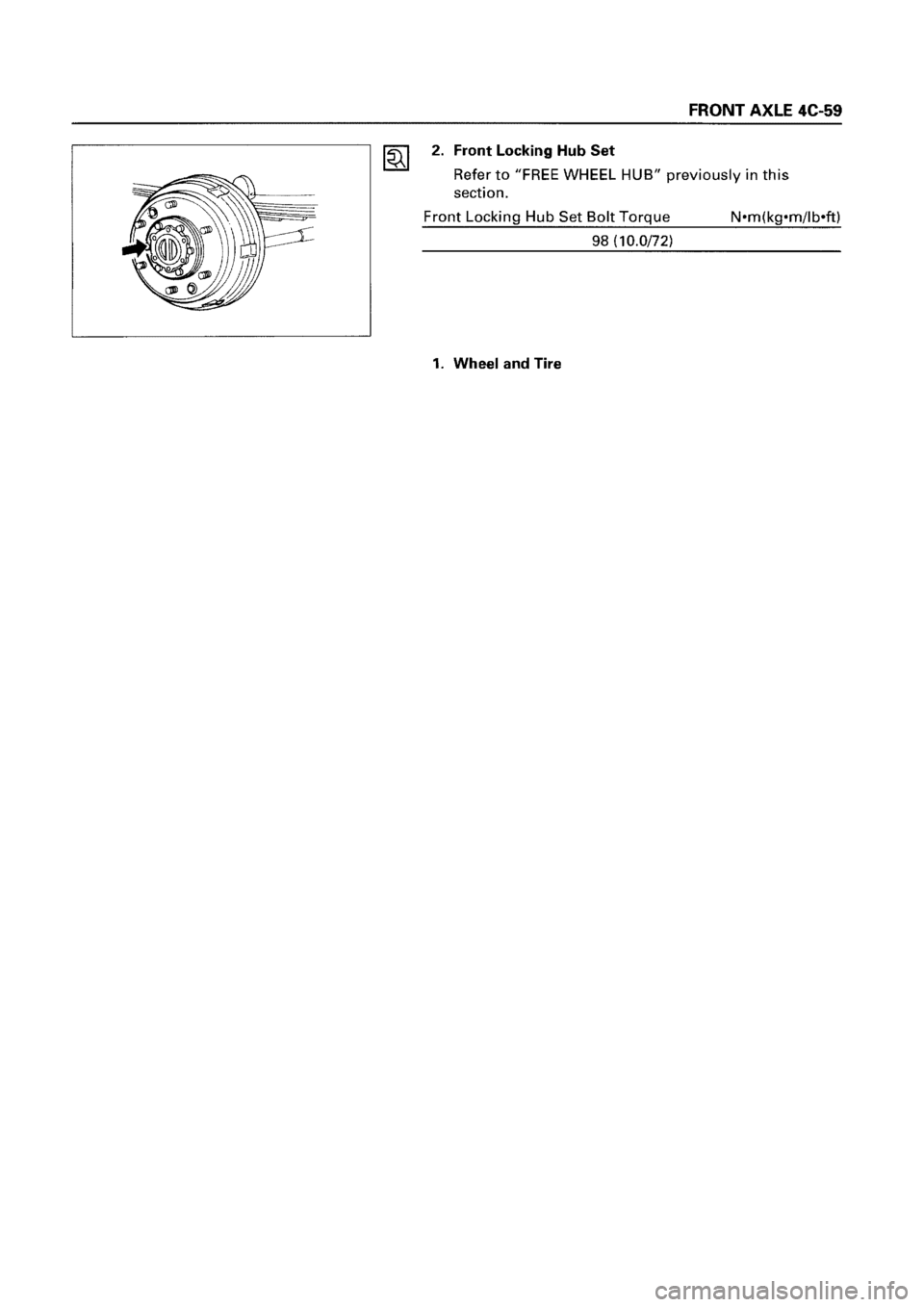 ISUZU ELF 1999  Workshop Manual 