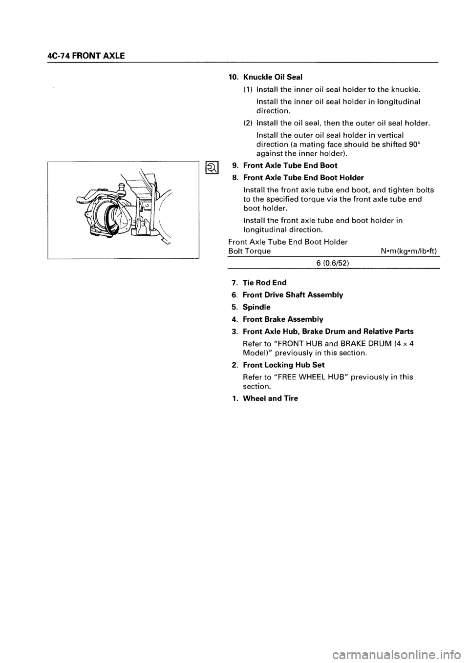 ISUZU ELF 1999  Workshop Manual 