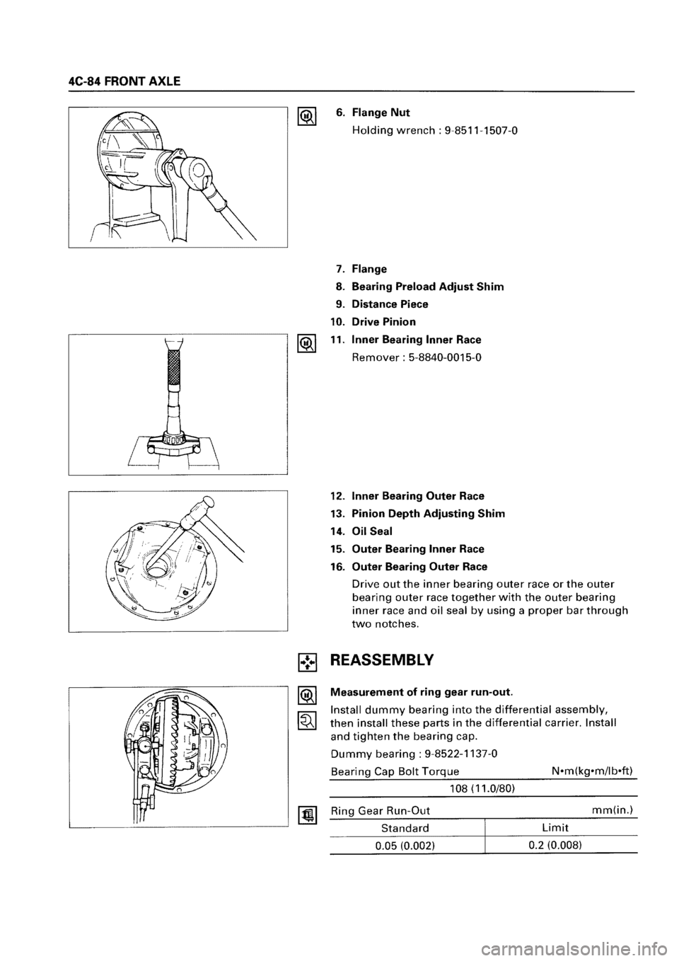 ISUZU ELF 1999  Workshop Manual 