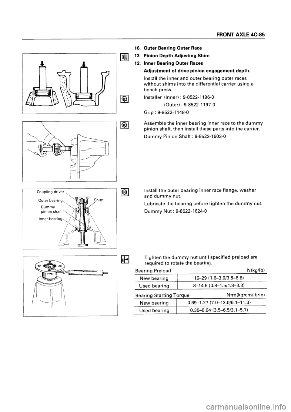 ISUZU ELF 1999  Workshop Manual 