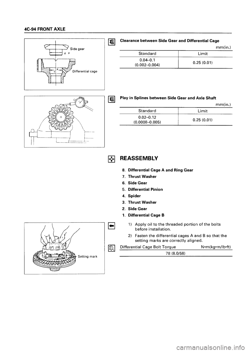 ISUZU ELF 1999  Workshop Manual 