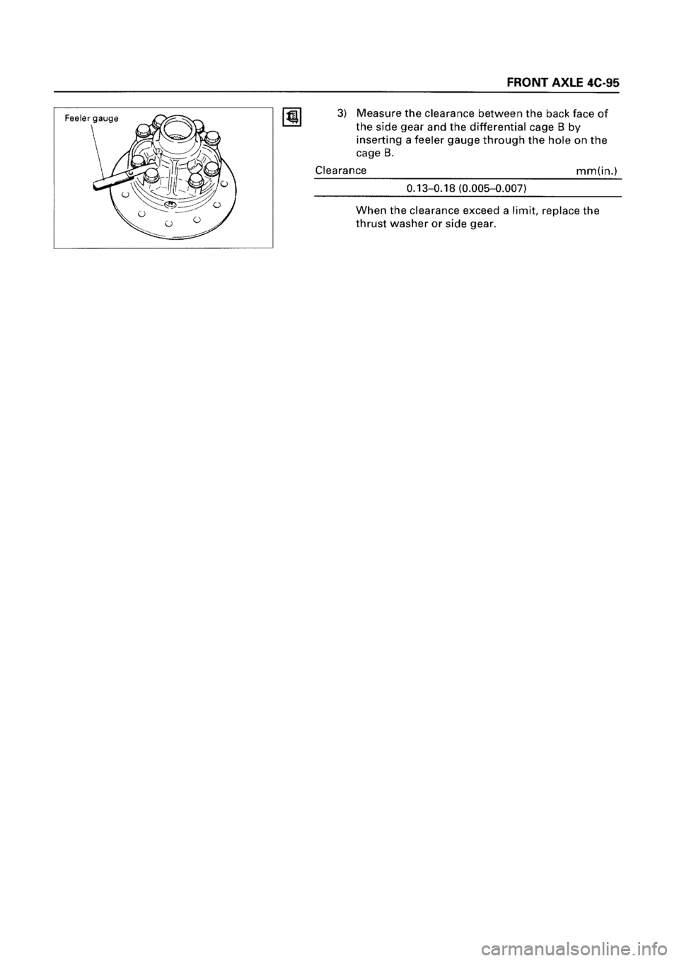 ISUZU ELF 1999  Workshop Manual 