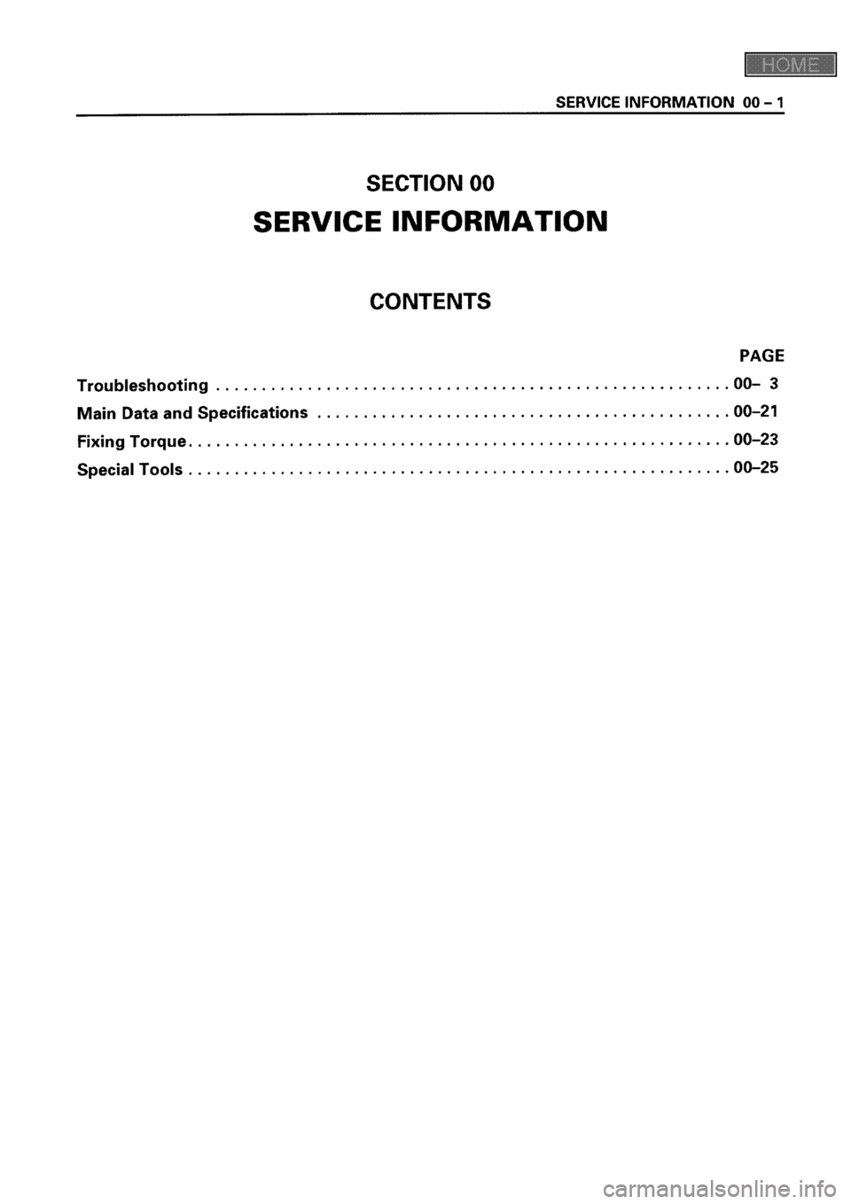 ISUZU ELF 1999  Workshop Manual 