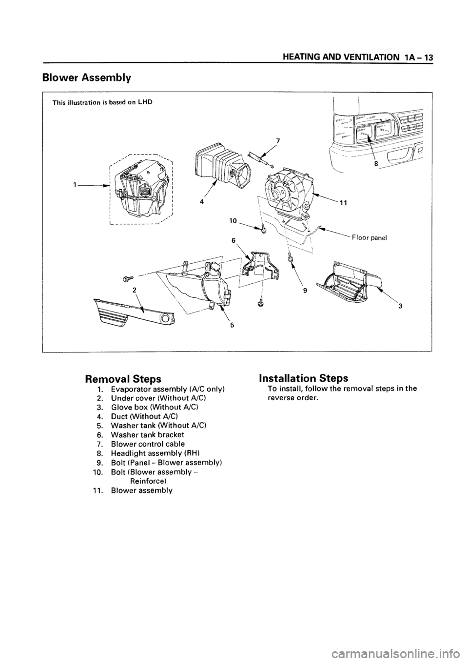ISUZU ELF 1999  Workshop Manual 
