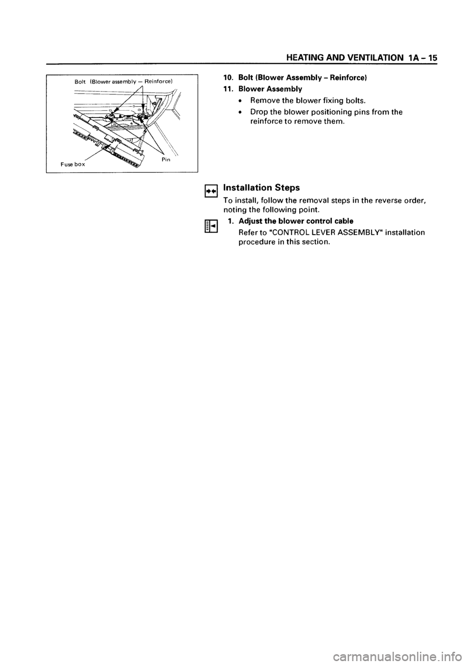 ISUZU ELF 1999  Workshop Manual 