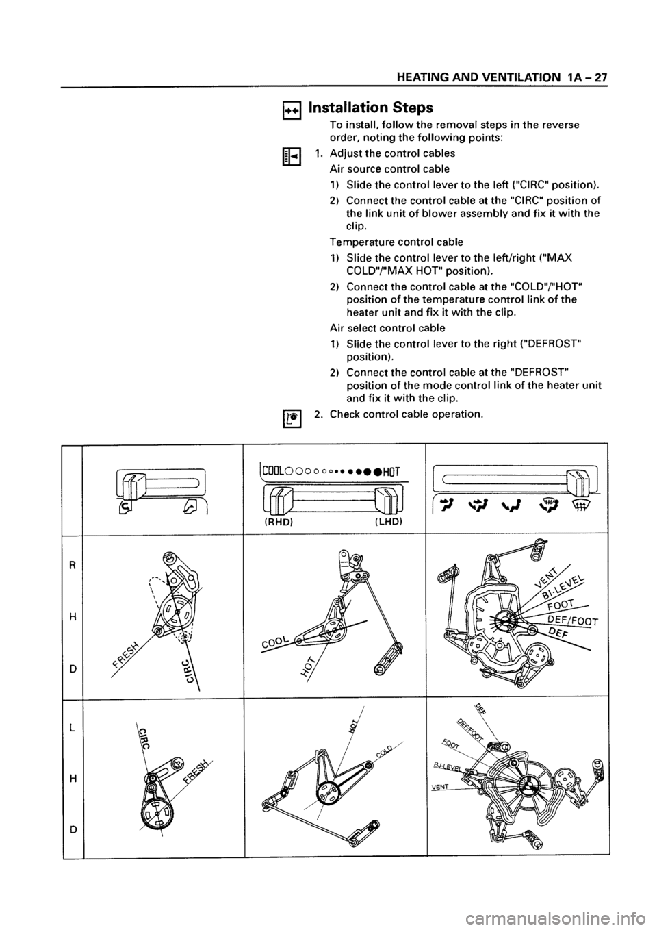 ISUZU ELF 1999  Workshop Manual 