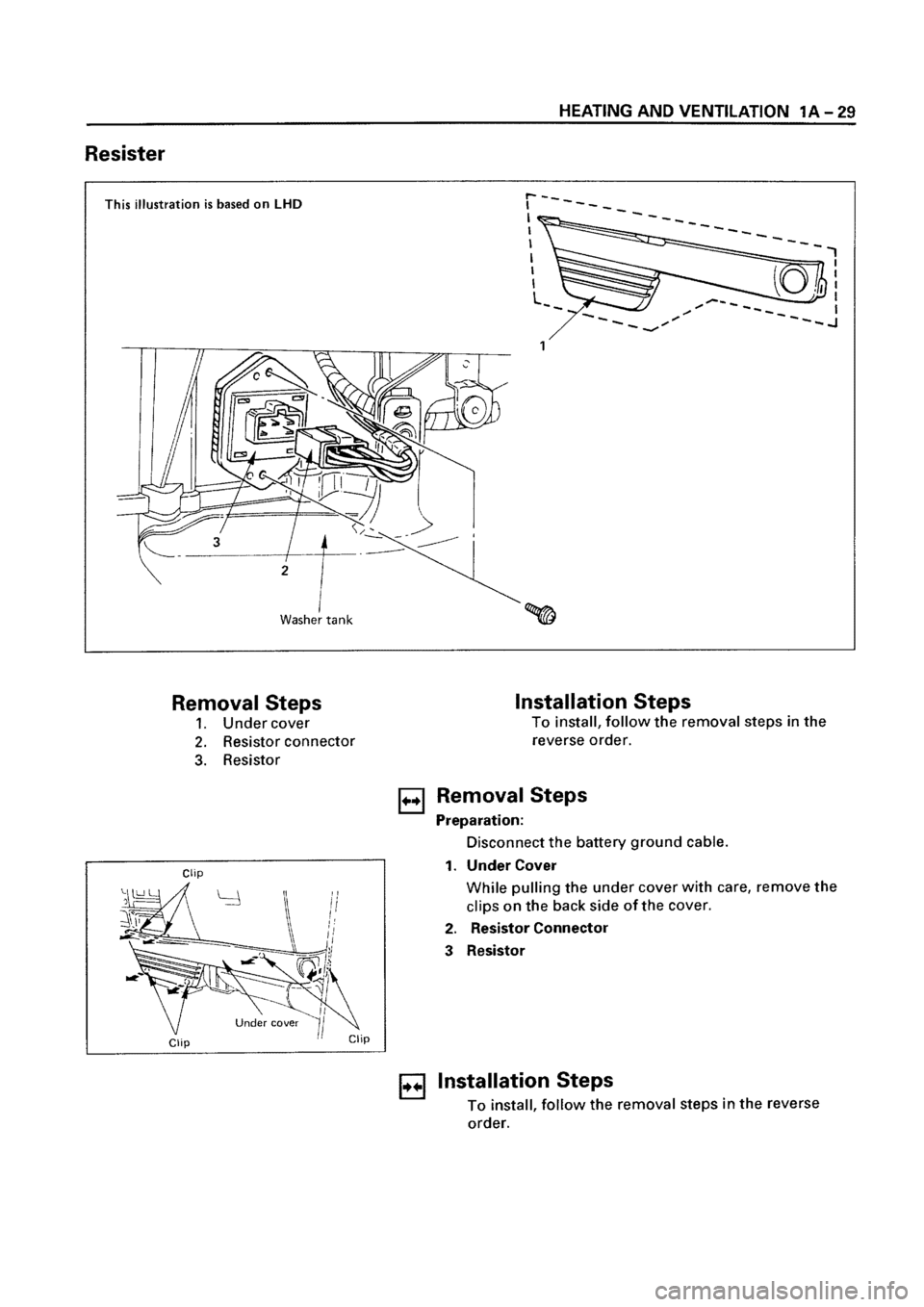 ISUZU ELF 1999  Workshop Manual 