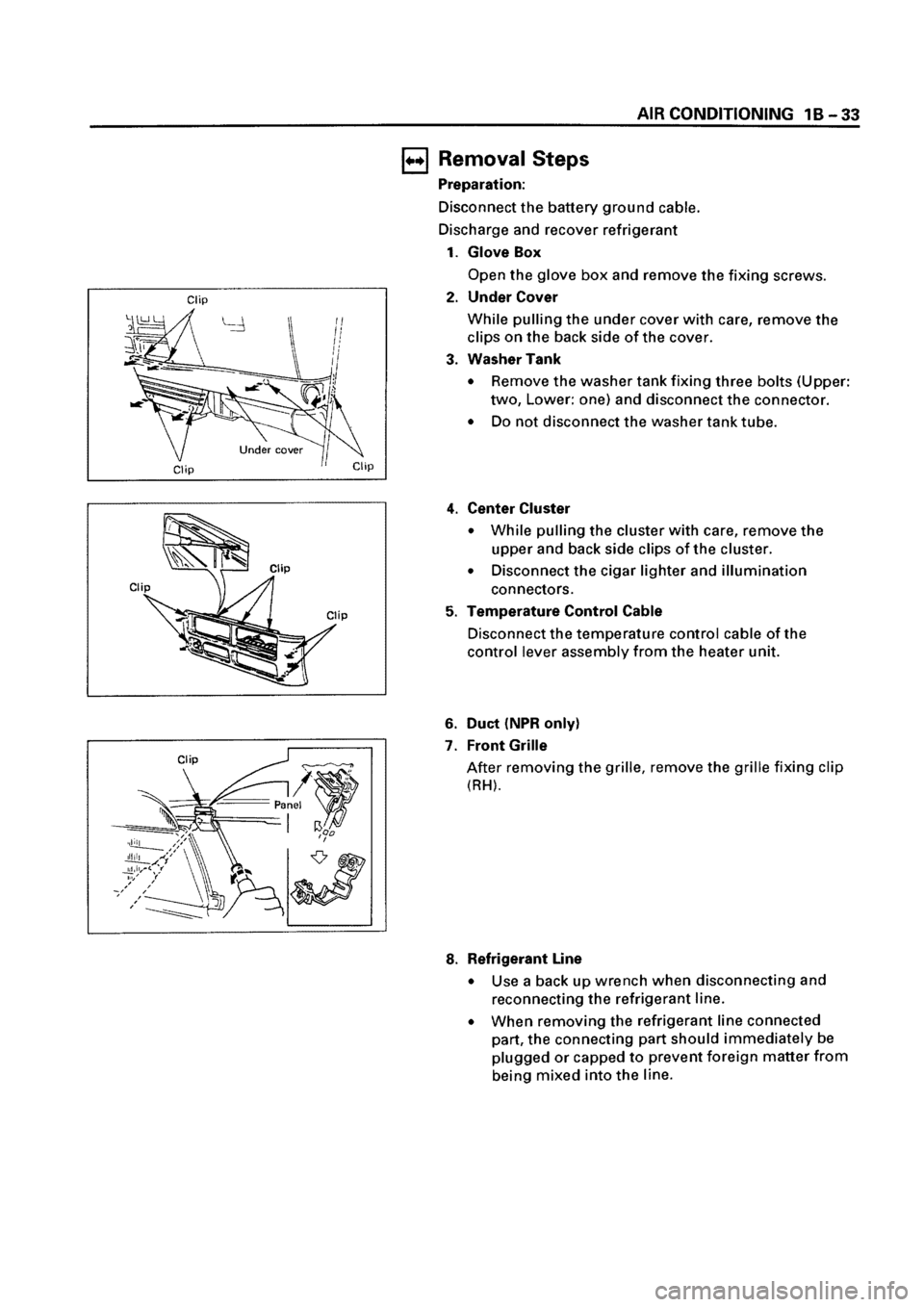 ISUZU ELF 1999  Workshop Manual 