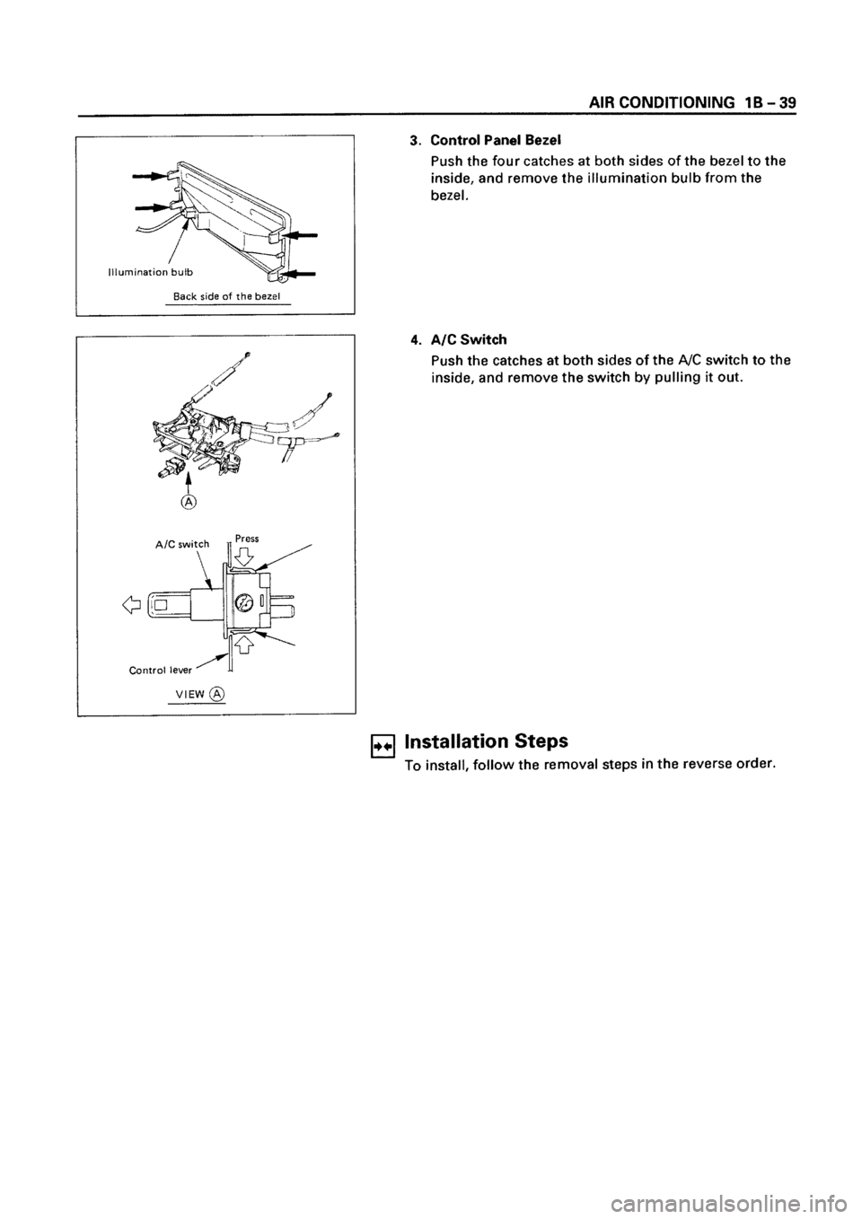 ISUZU ELF 1999  Workshop Manual 