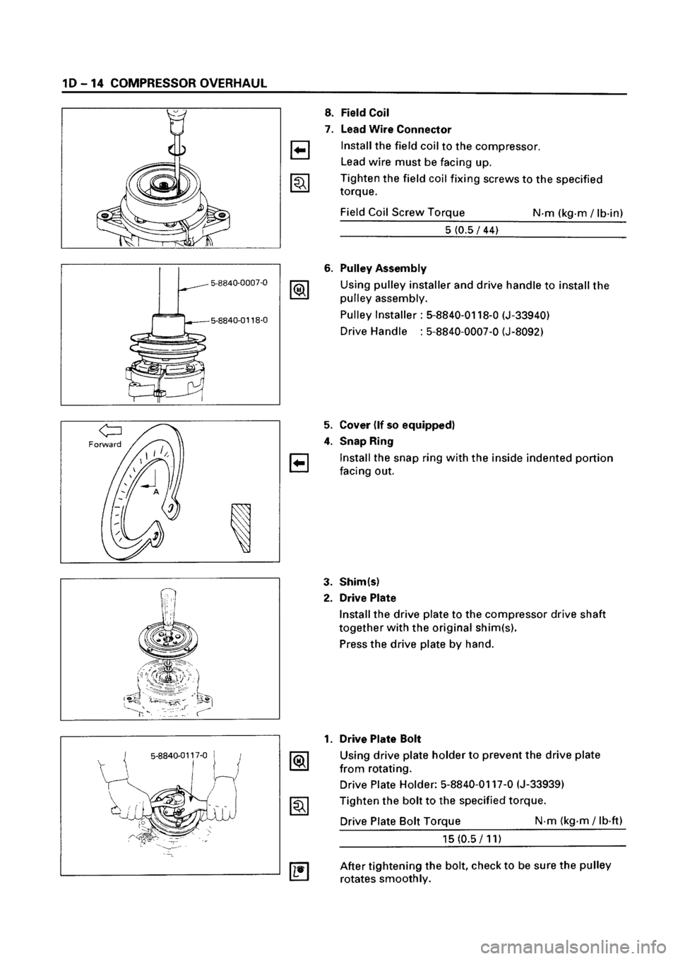 ISUZU ELF 1999  Workshop Manual 