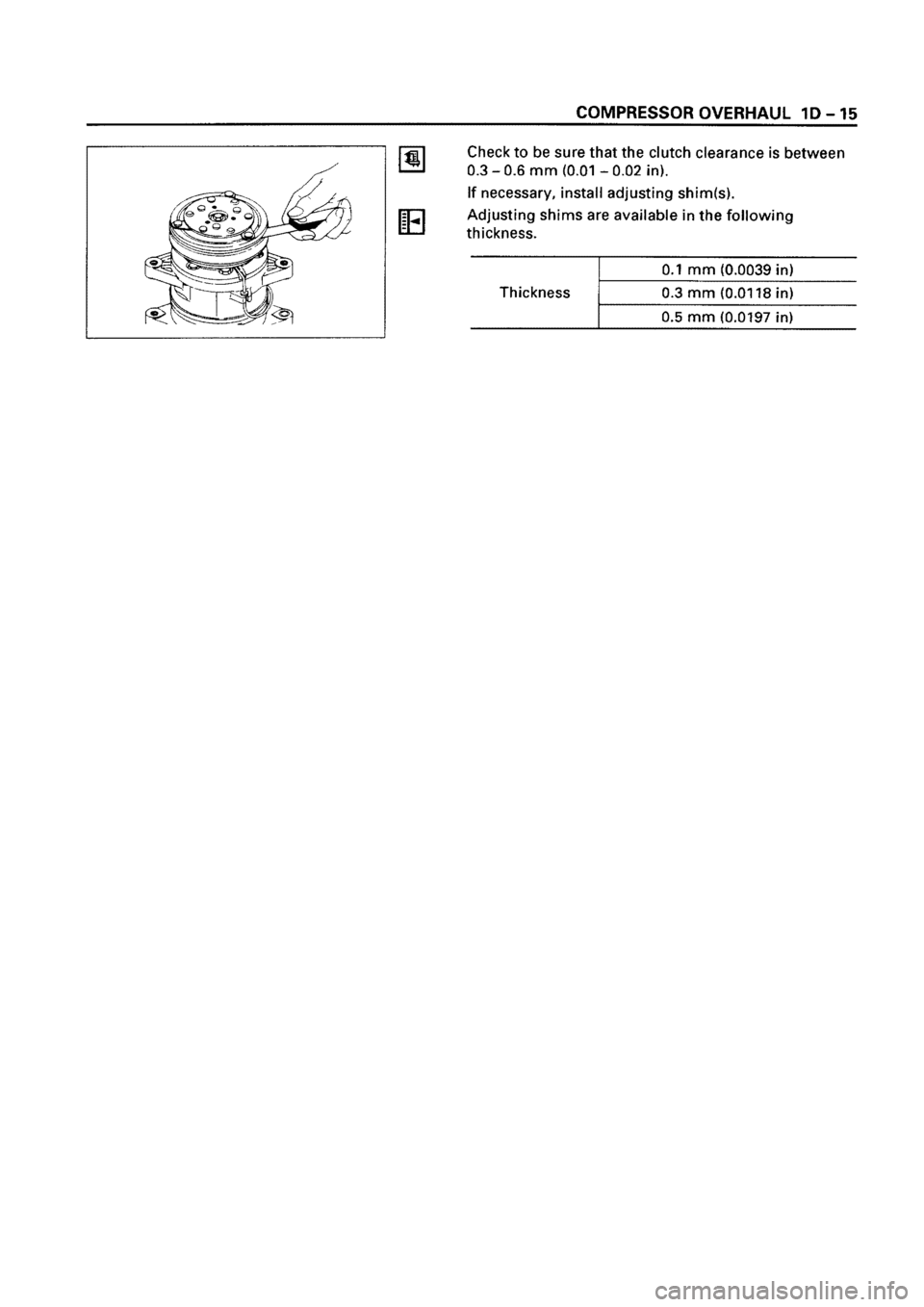 ISUZU ELF 1999  Workshop Manual 