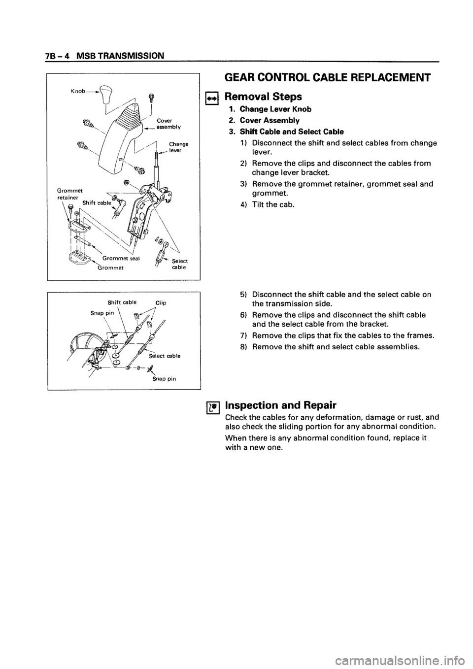 ISUZU ELF 1999  Workshop Manual 