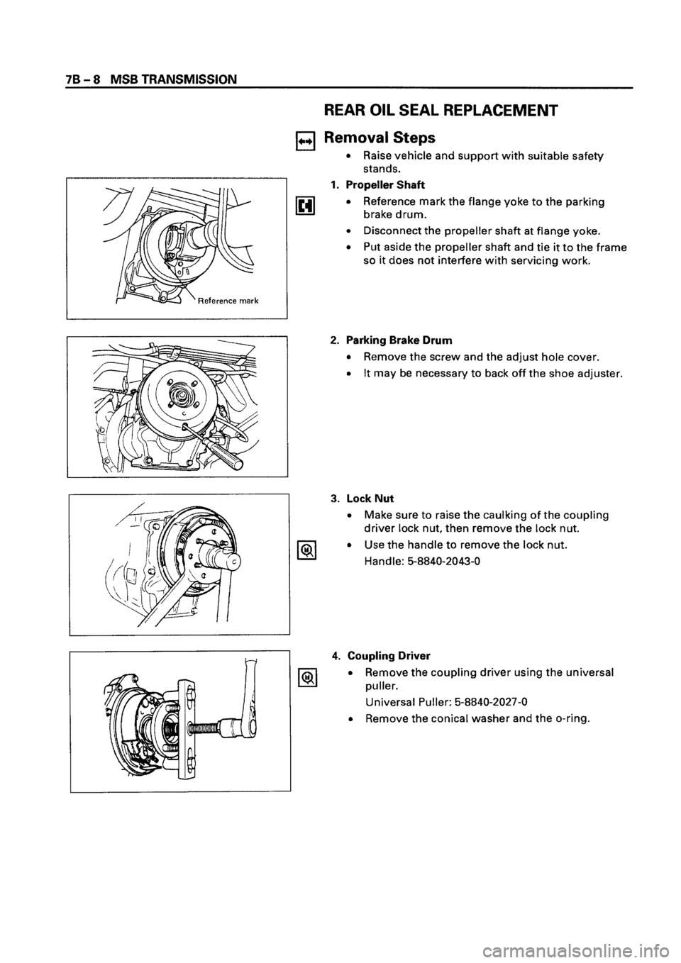 ISUZU ELF 1999  Workshop Manual 