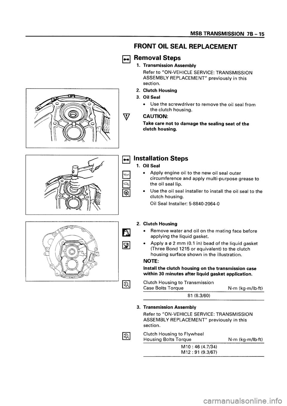 ISUZU ELF 1999  Workshop Manual 