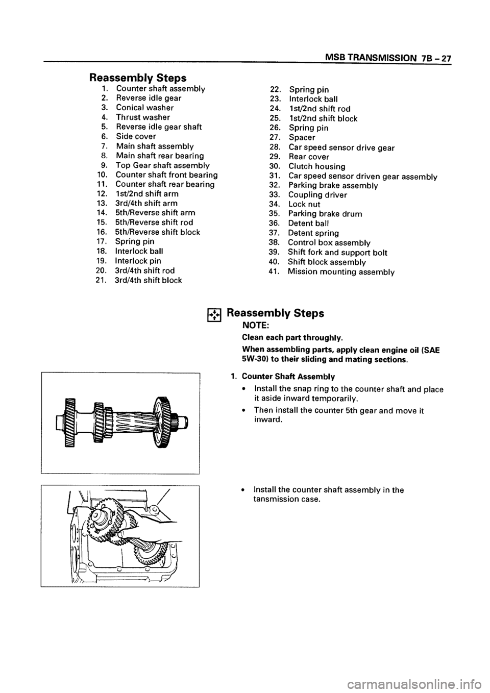 ISUZU ELF 1999  Workshop Manual 