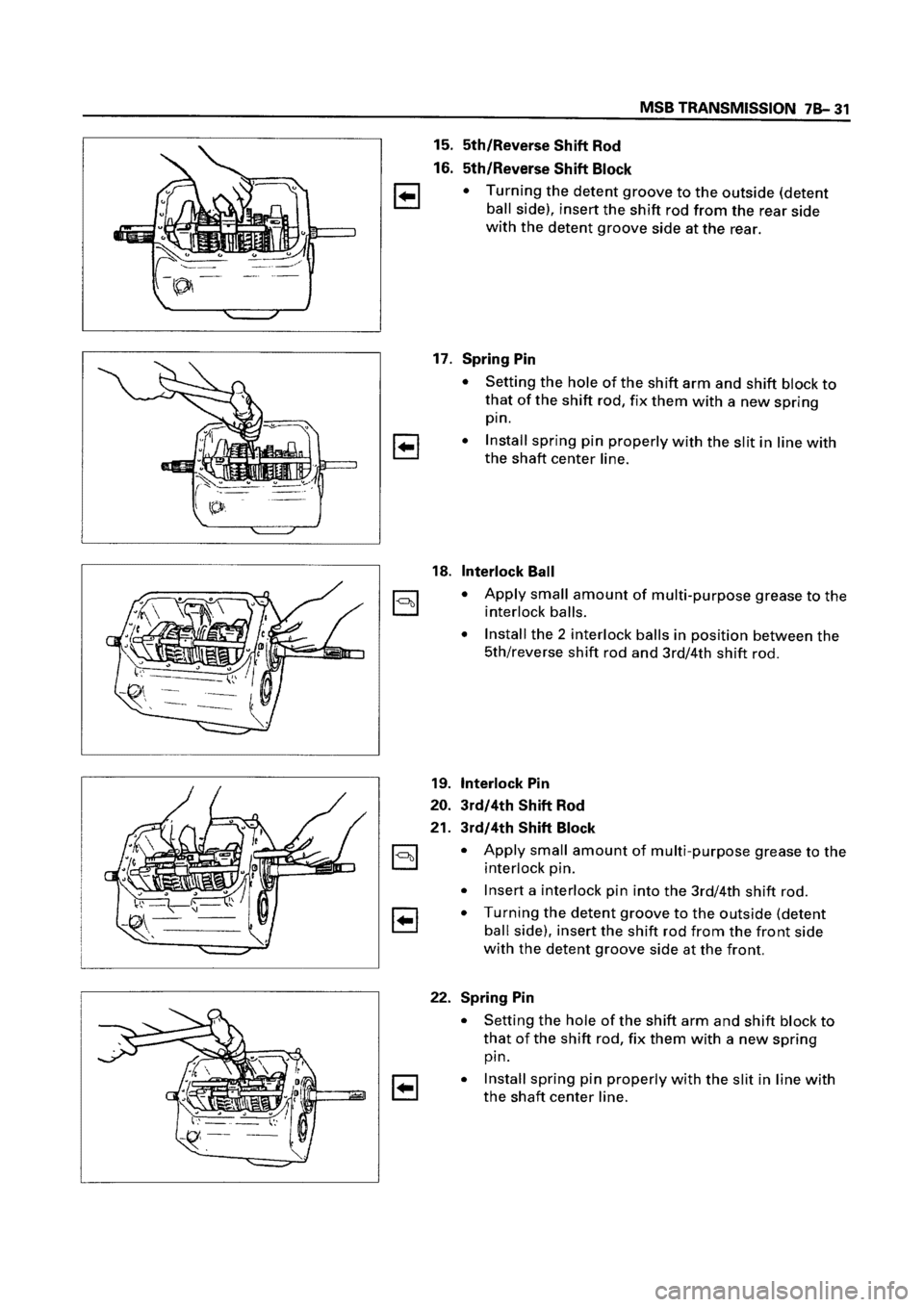 ISUZU ELF 1999  Workshop Manual 