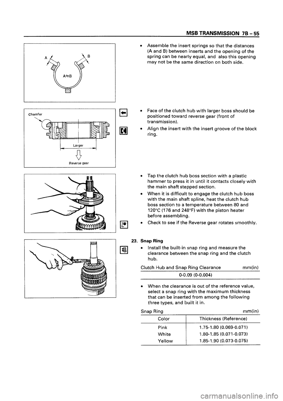 ISUZU ELF 1999  Workshop Manual 
