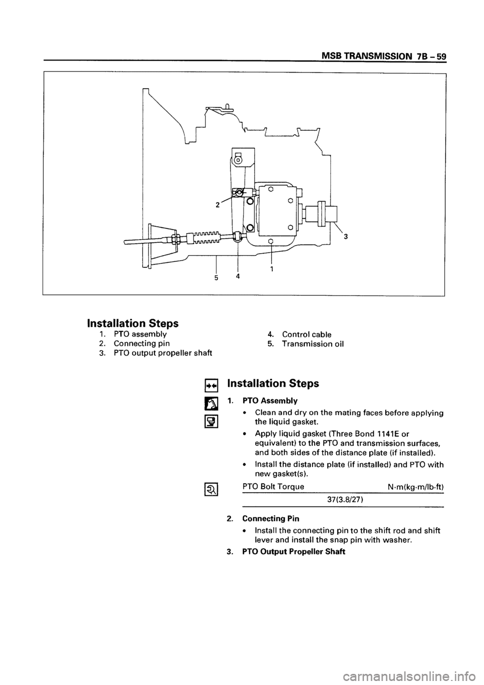 ISUZU ELF 1999  Workshop Manual 