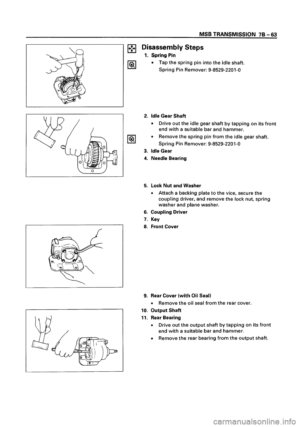 ISUZU ELF 1999  Workshop Manual 