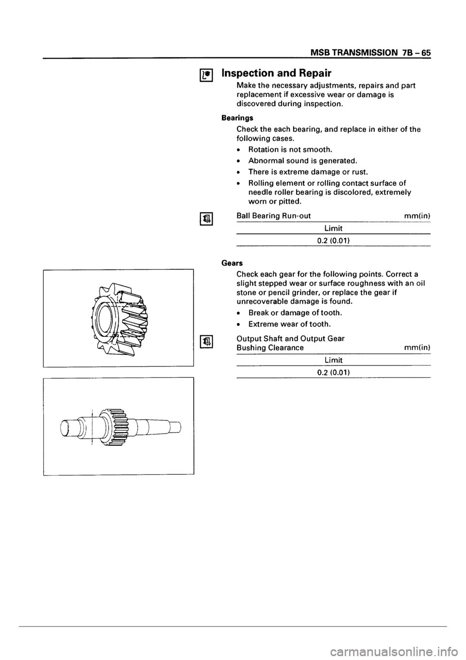 ISUZU ELF 1999  Workshop Manual 