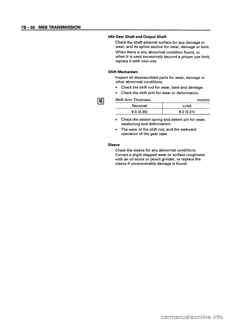 ISUZU ELF 1999  Workshop Manual 