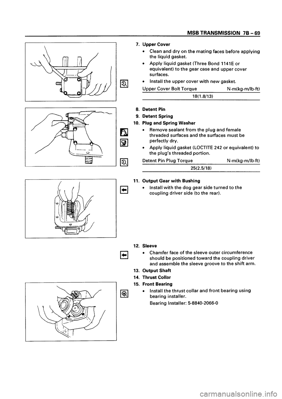 ISUZU ELF 1999  Workshop Manual 