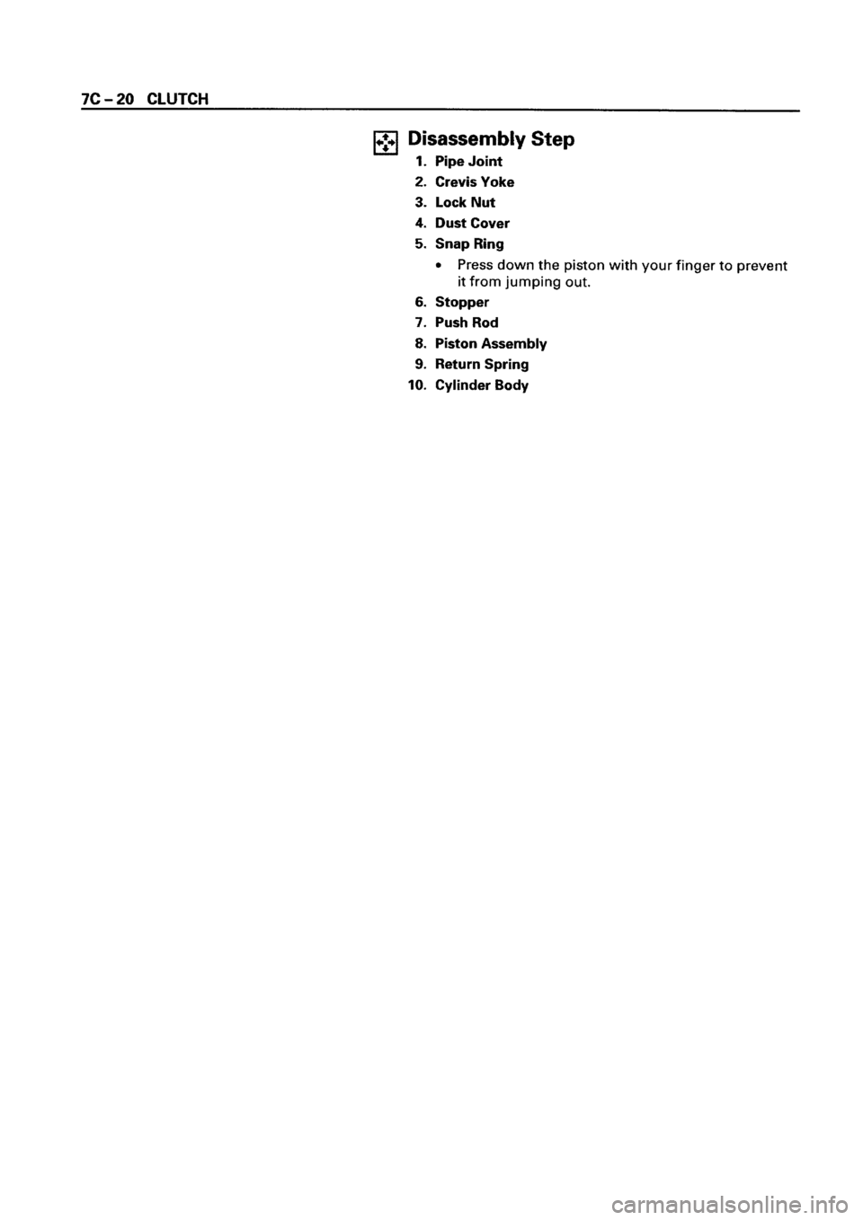 ISUZU ELF 1999  Workshop Manual 