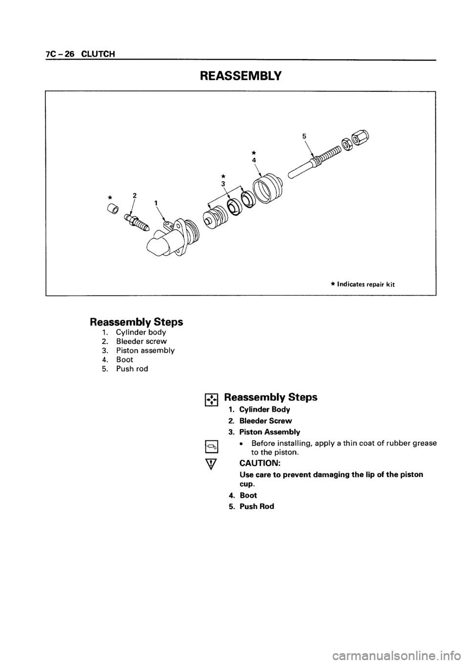 ISUZU ELF 1999  Workshop Manual 