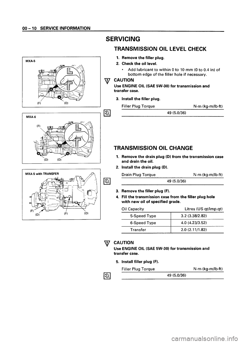 ISUZU ELF 1999  Workshop Manual 