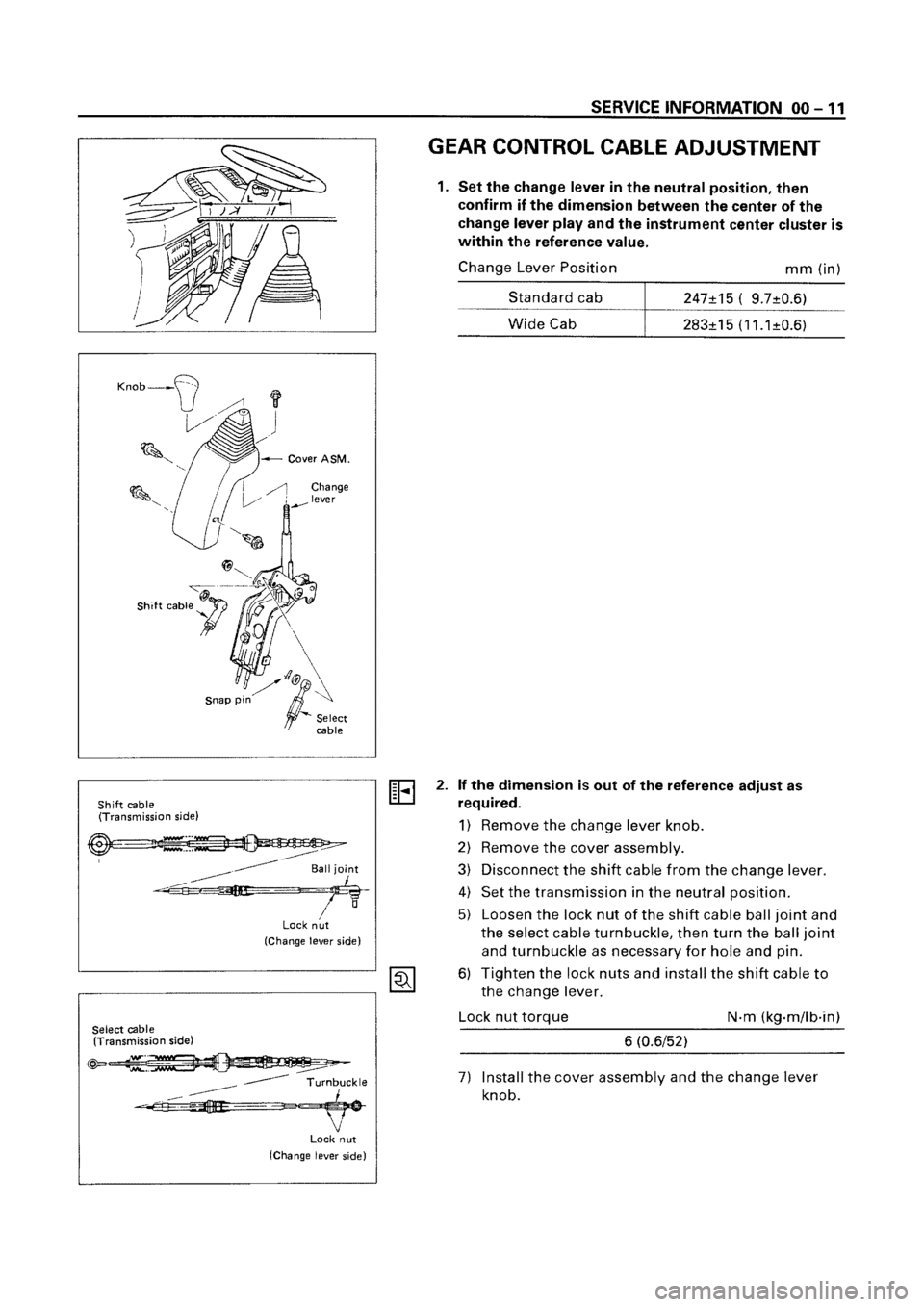 ISUZU ELF 1999  Workshop Manual 