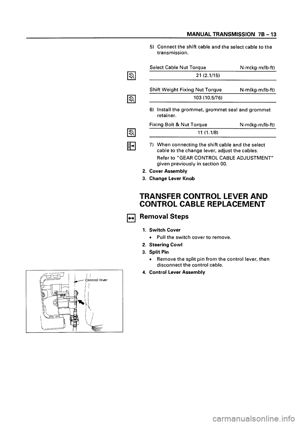 ISUZU ELF 1999  Workshop Manual 