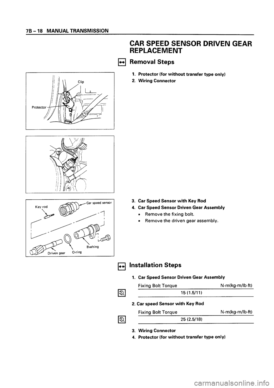 ISUZU ELF 1999  Workshop Manual 