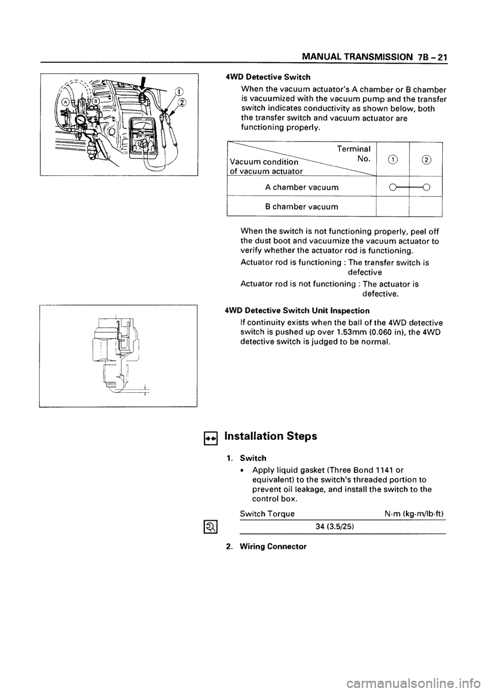 ISUZU ELF 1999  Workshop Manual 