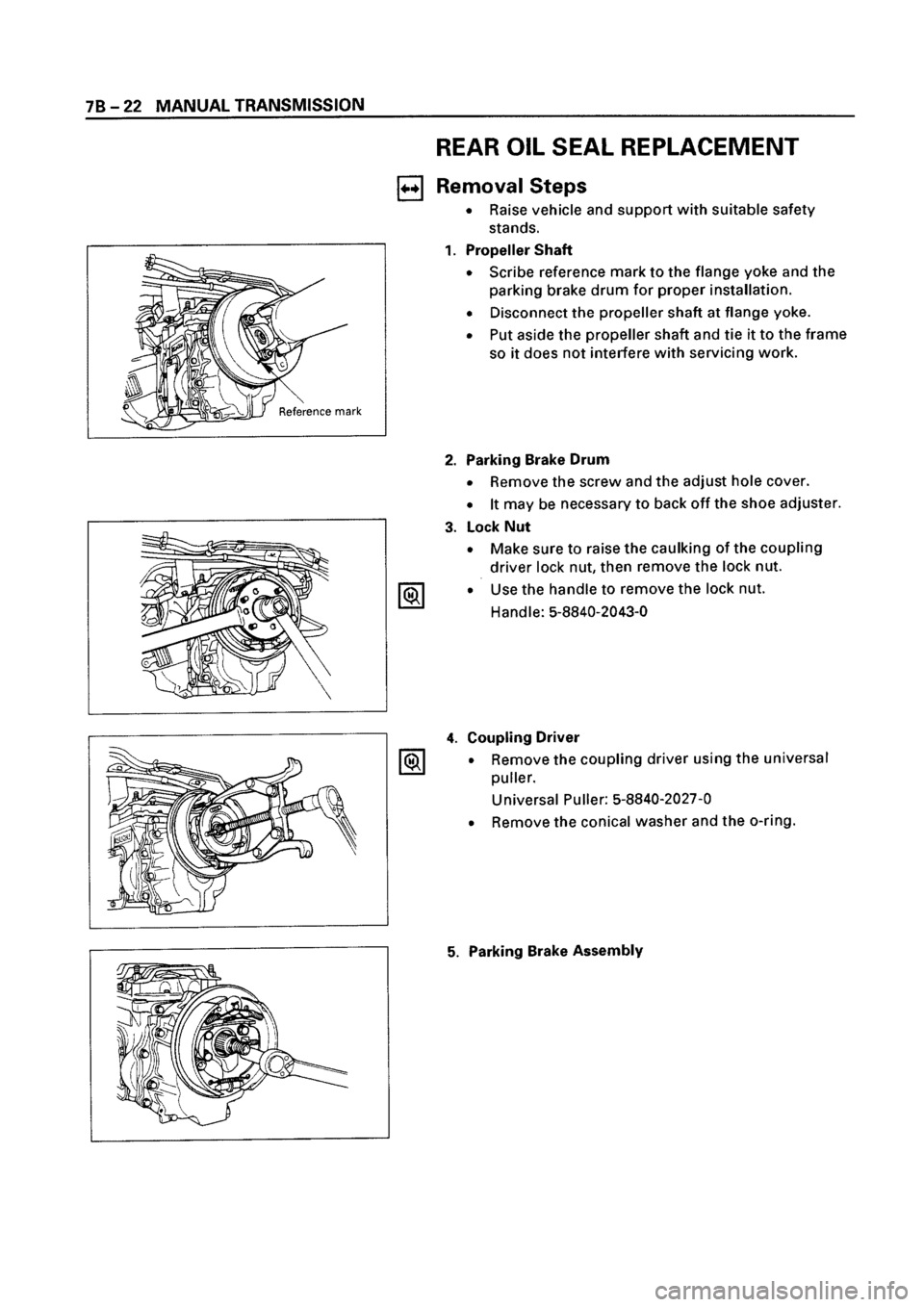 ISUZU ELF 1999  Workshop Manual 