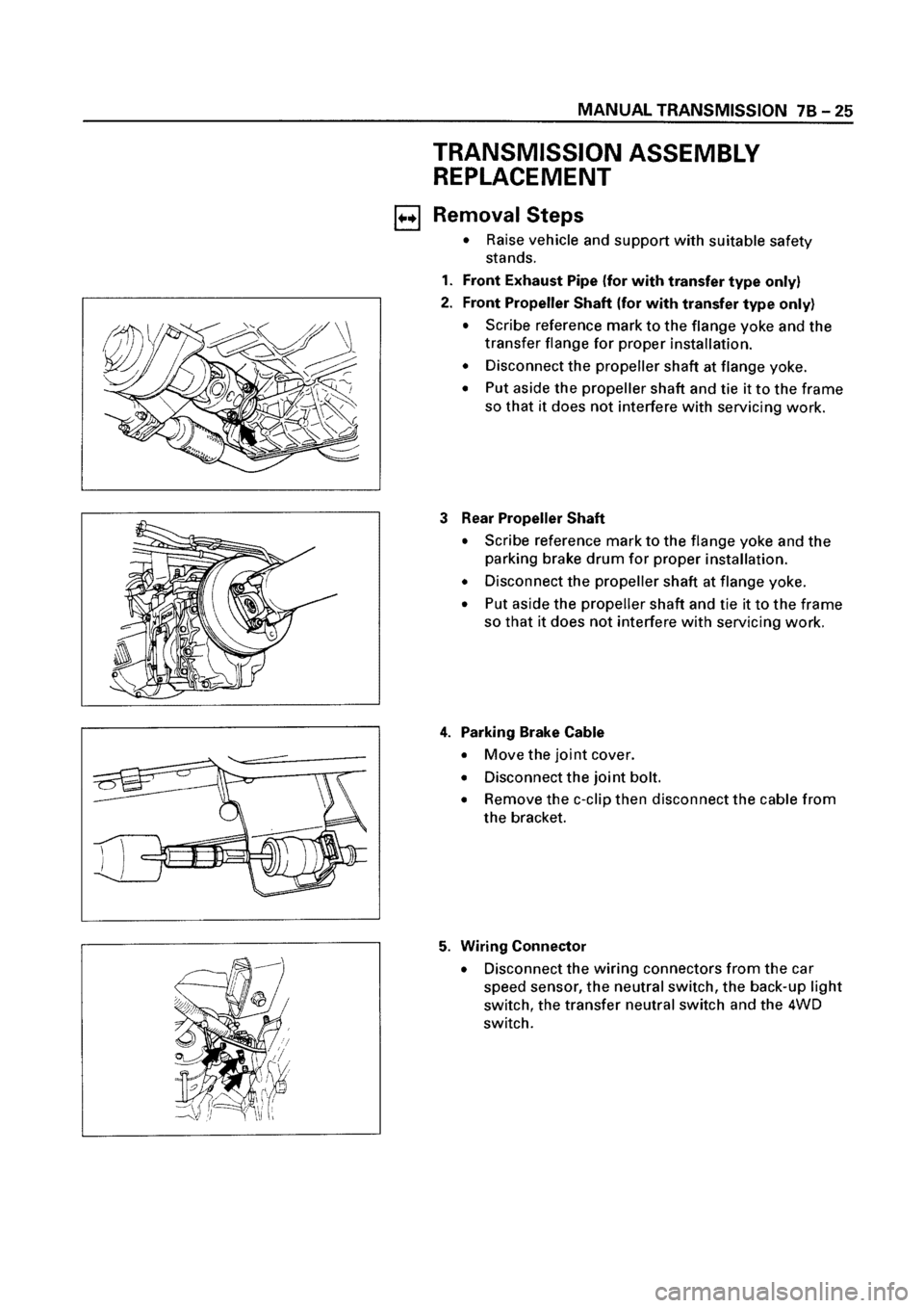 ISUZU ELF 1999  Workshop Manual 