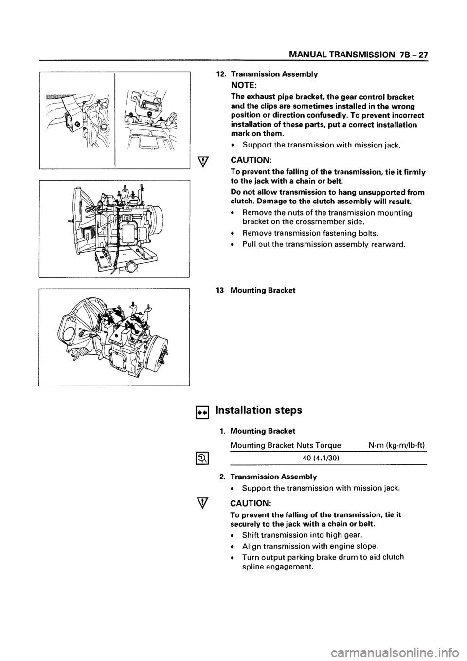 ISUZU ELF 1999  Workshop Manual 
