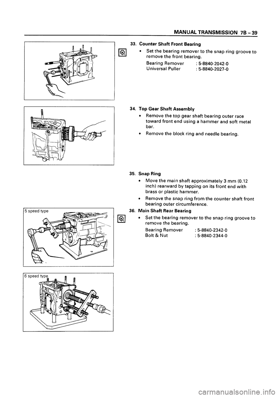 ISUZU ELF 1999  Workshop Manual 