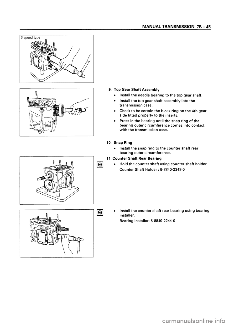 ISUZU ELF 1999  Workshop Manual 