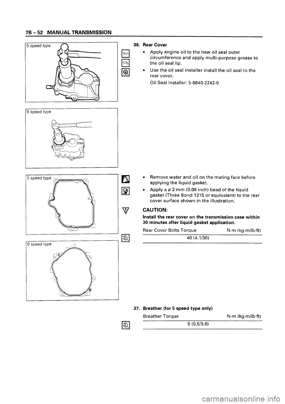 ISUZU ELF 1999  Workshop Manual 