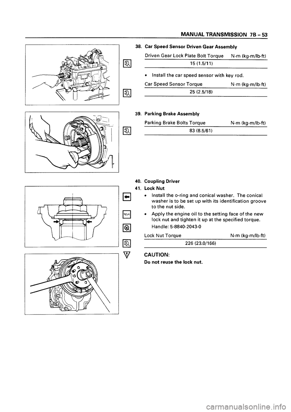 ISUZU ELF 1999  Workshop Manual 
