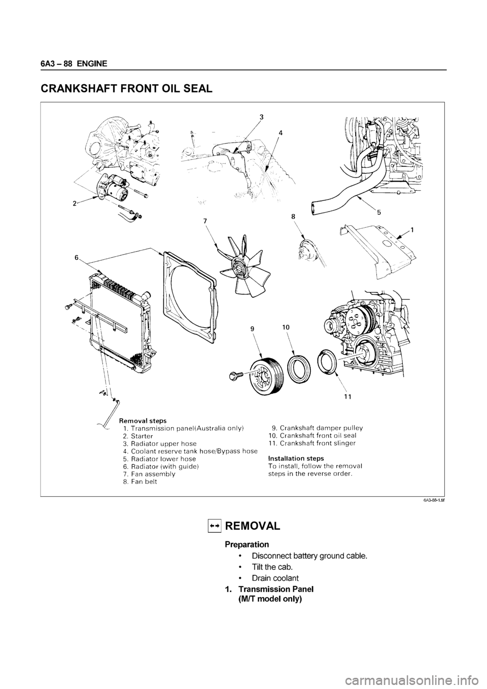 ISUZU ELF 1999  Workshop Manual 