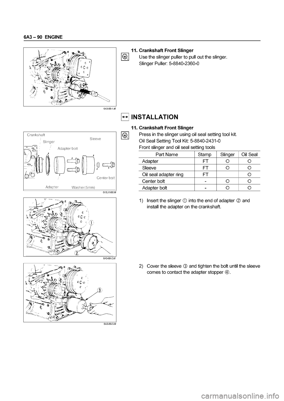 ISUZU ELF 1999  Workshop Manual 