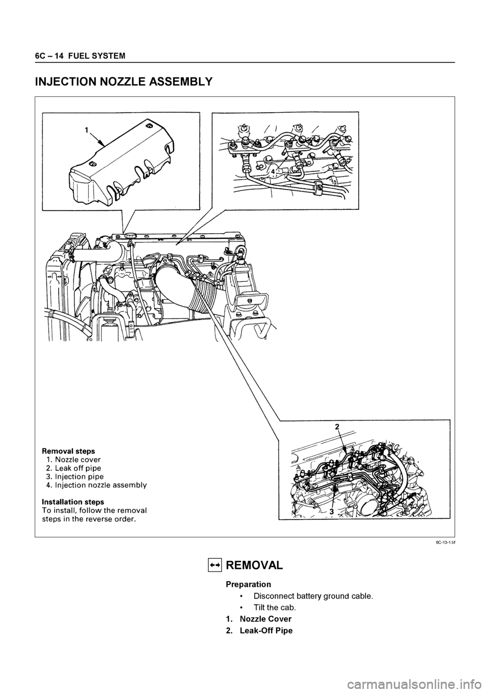 ISUZU ELF 1999  Workshop Manual 