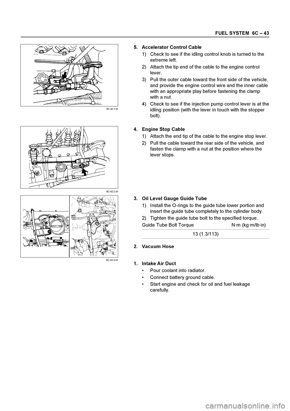 ISUZU ELF 1999  Workshop Manual 