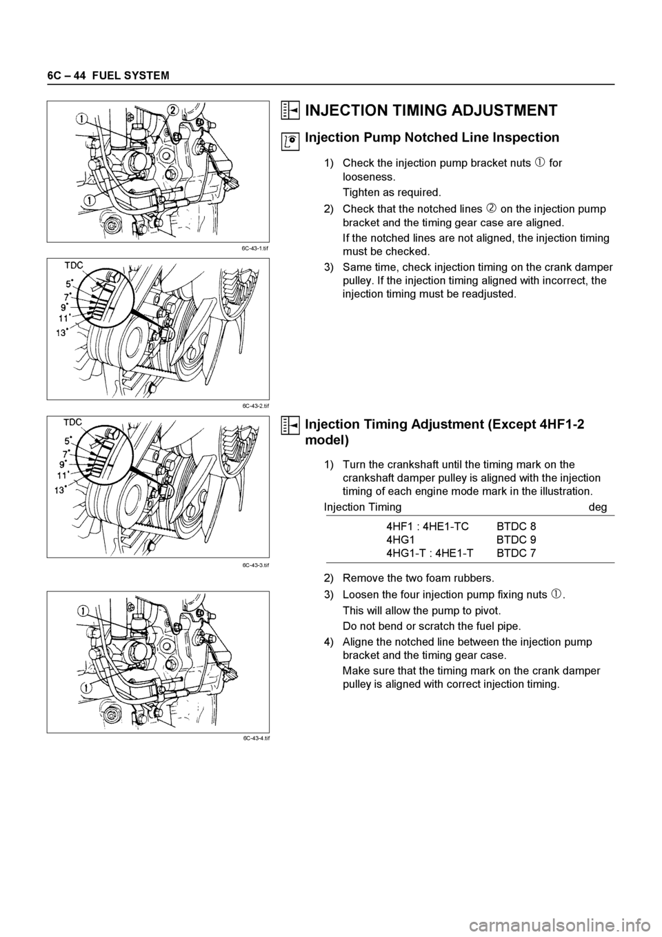 ISUZU ELF 1999  Workshop Manual 