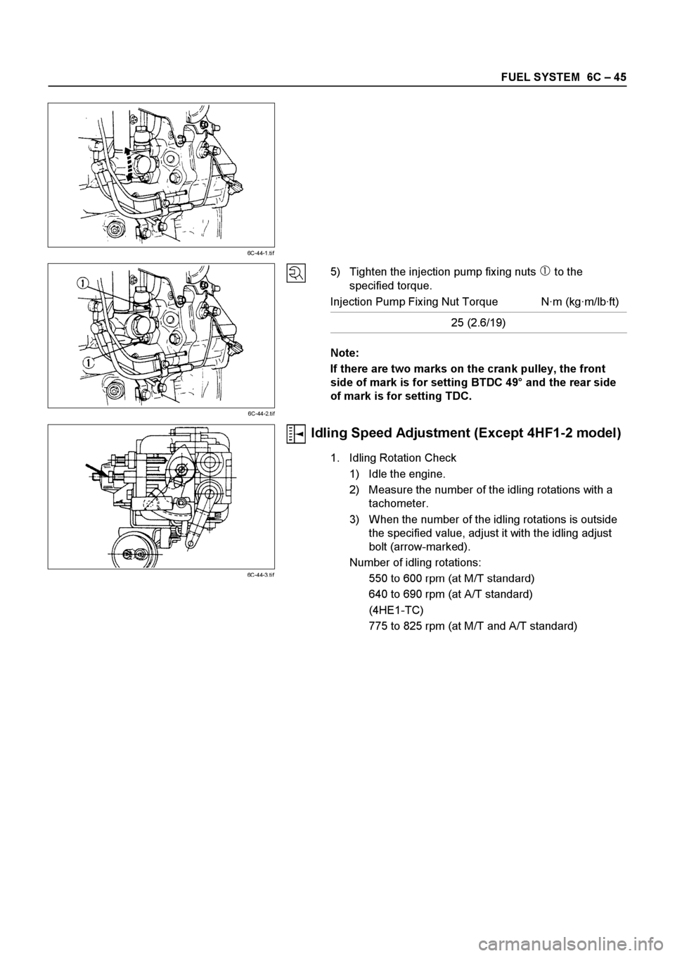 ISUZU ELF 1999  Workshop Manual 