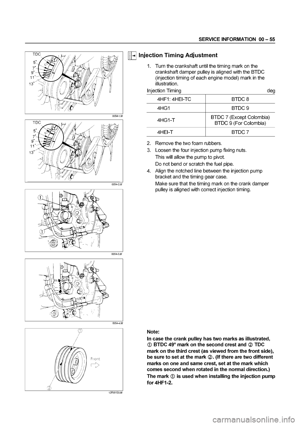ISUZU ELF 1999  Workshop Manual 